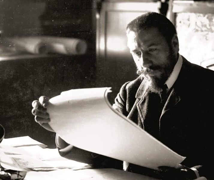 Виктор Орта (1861-1947) - бельгийский художник, дизайнер и архитектор, "ОТЕЦ" движения «модерн». Изображение из открытых источников.