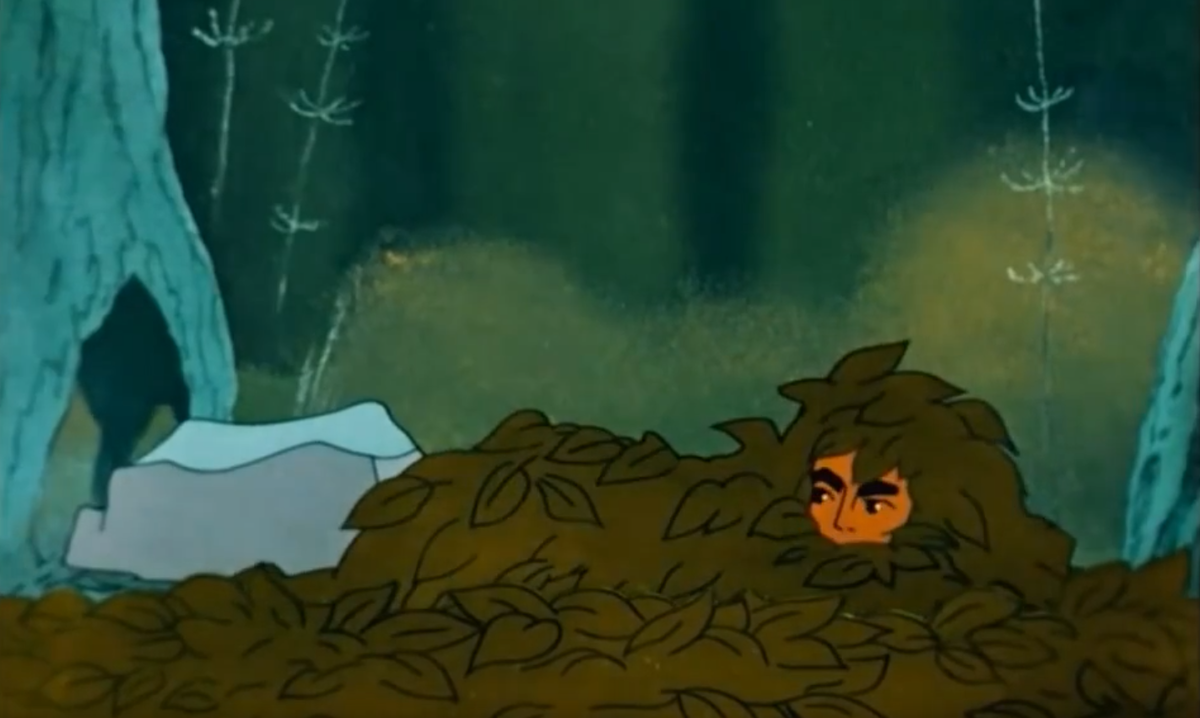 Мужик вылезает из кошачьего туалета