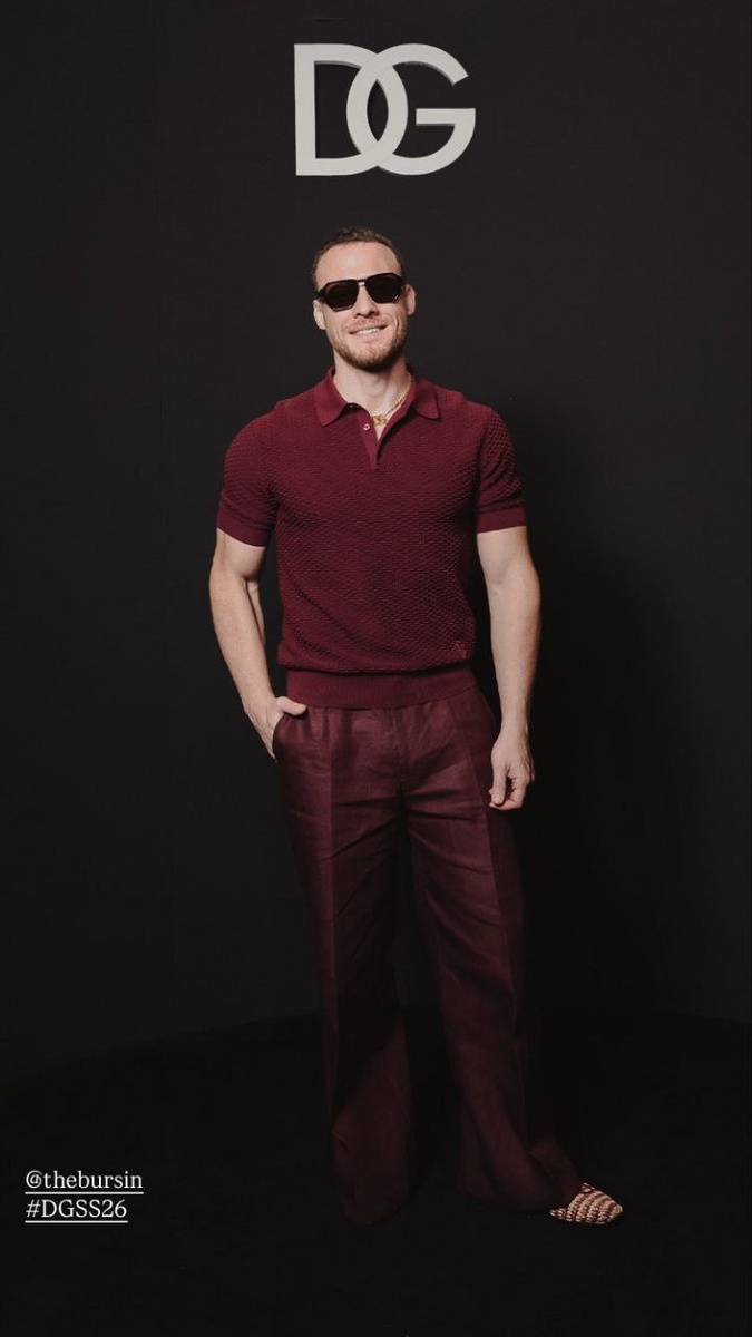 Источник инстаграм. Керем на показе мод Dolce&Gabbana.