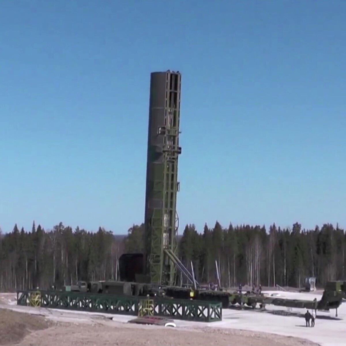 Боевое развертывание РС-28 «Сарма́т»