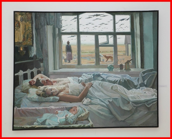 Картина художника В. Папко " Даже не снилось. Утро 21 июня 1941 года"