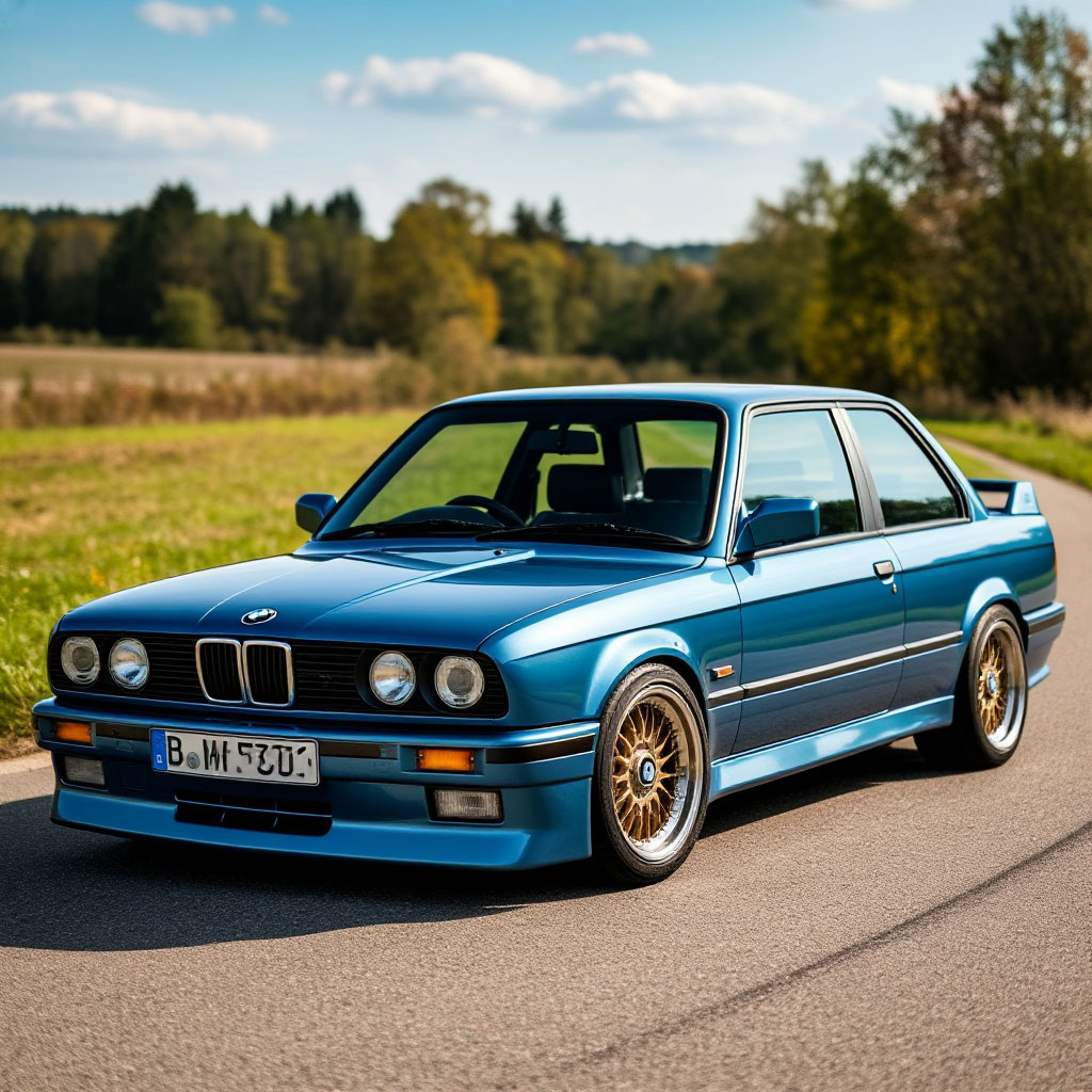 Автомобиль BMW E30. Источник: ИИ