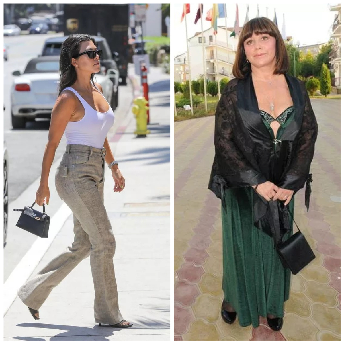 Кортни Кардашьян и Наталья Варлей