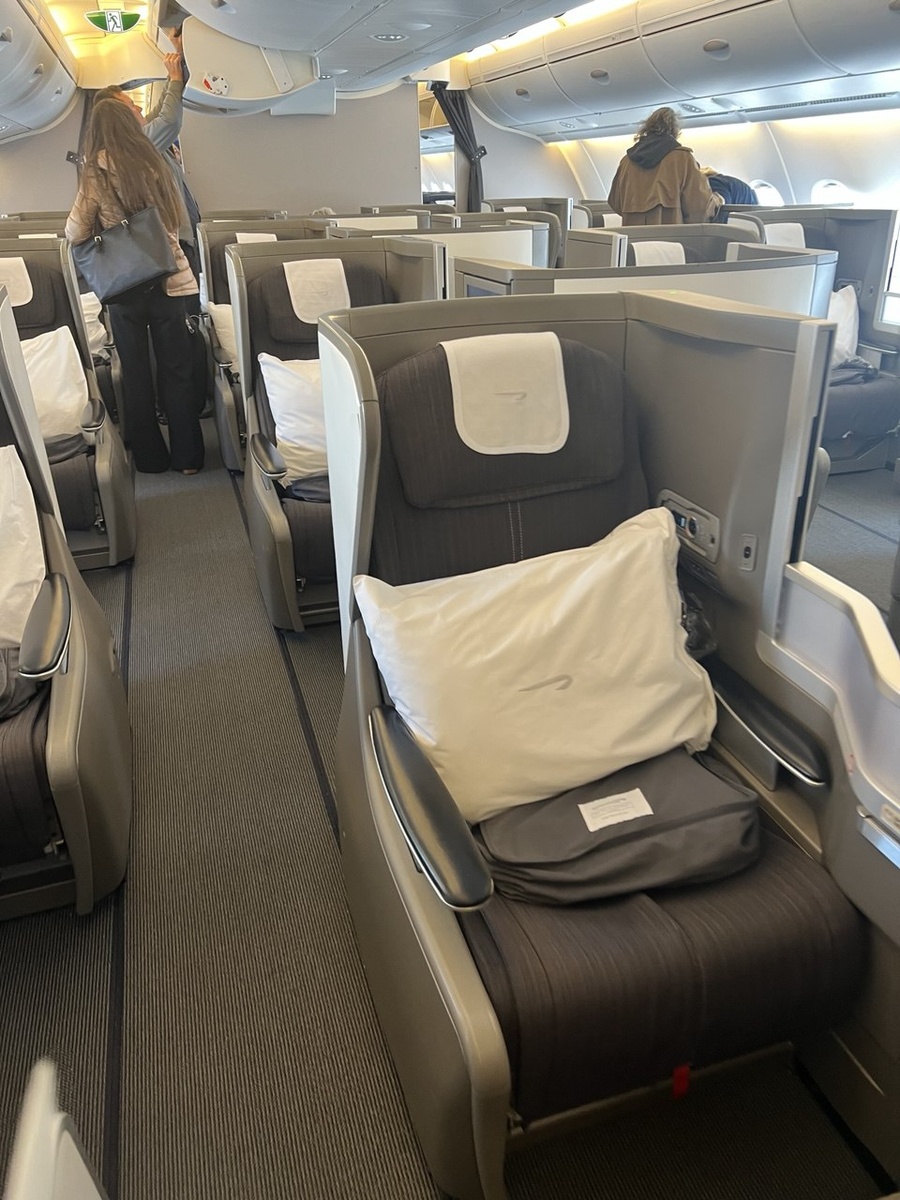 Бизнес класс в английских самолетах. Фото из личного архива 