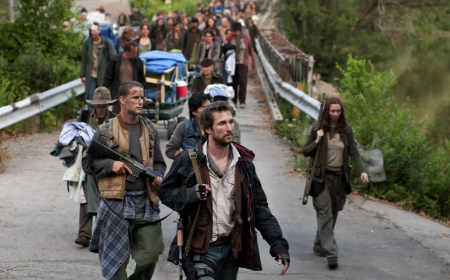 Фрагмент из сериала "Рухнувшие небеса"