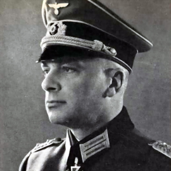 Командир 60-го моторизованного полка вермахта полковник Александр Фиаль