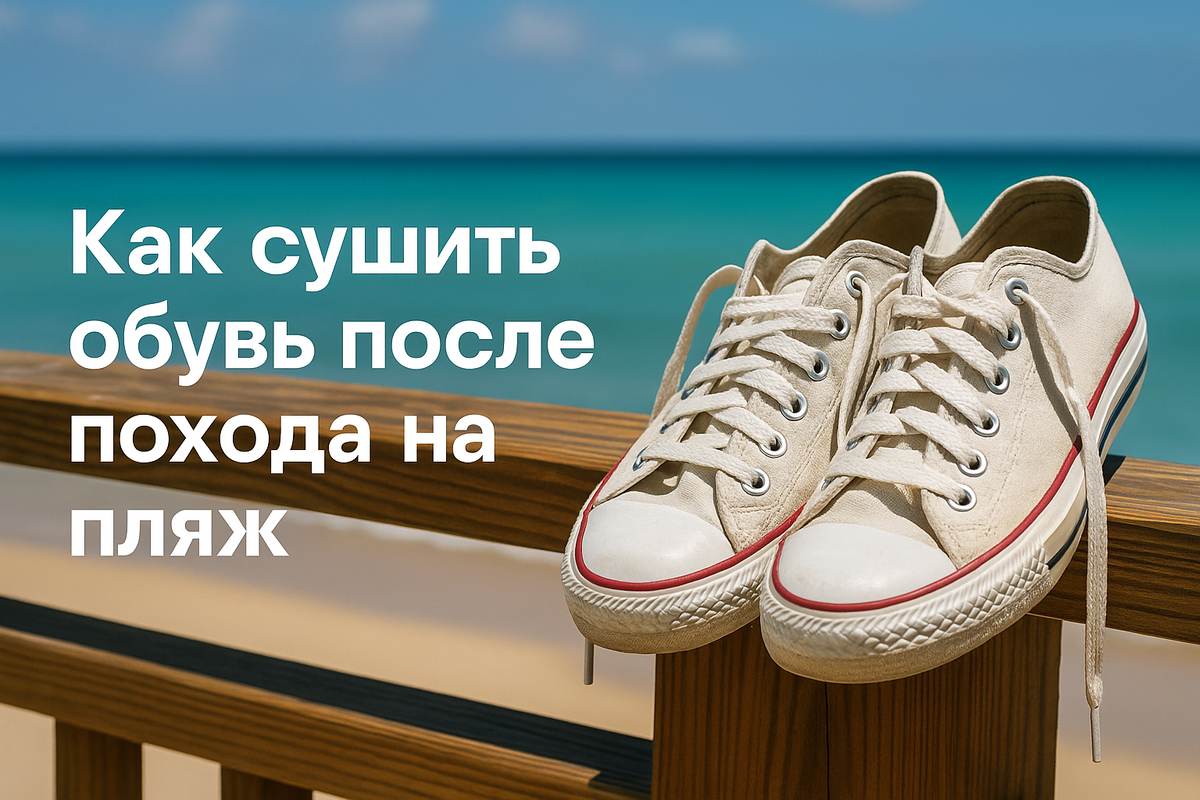 Поездка на пляж — это не только солнце, вода и отдых, но и песок, влага и соль, которые буквально вгрызаются в обувь.