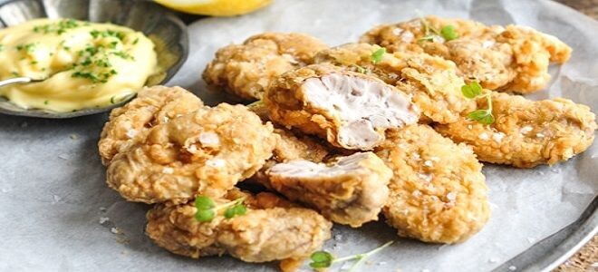 Мозги говяжьи жареные