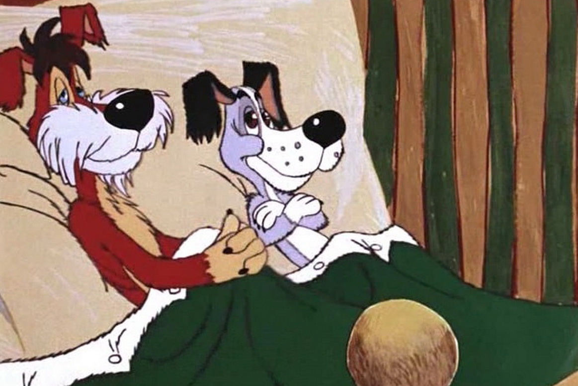 "Бобик в гостях у Барбоса", 1977 г, кадр из мультфильма 