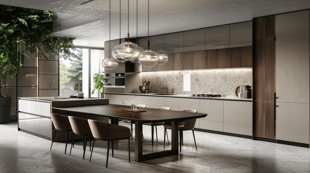 Выбор кухонного стола: гид по размерам, материалам и стилям