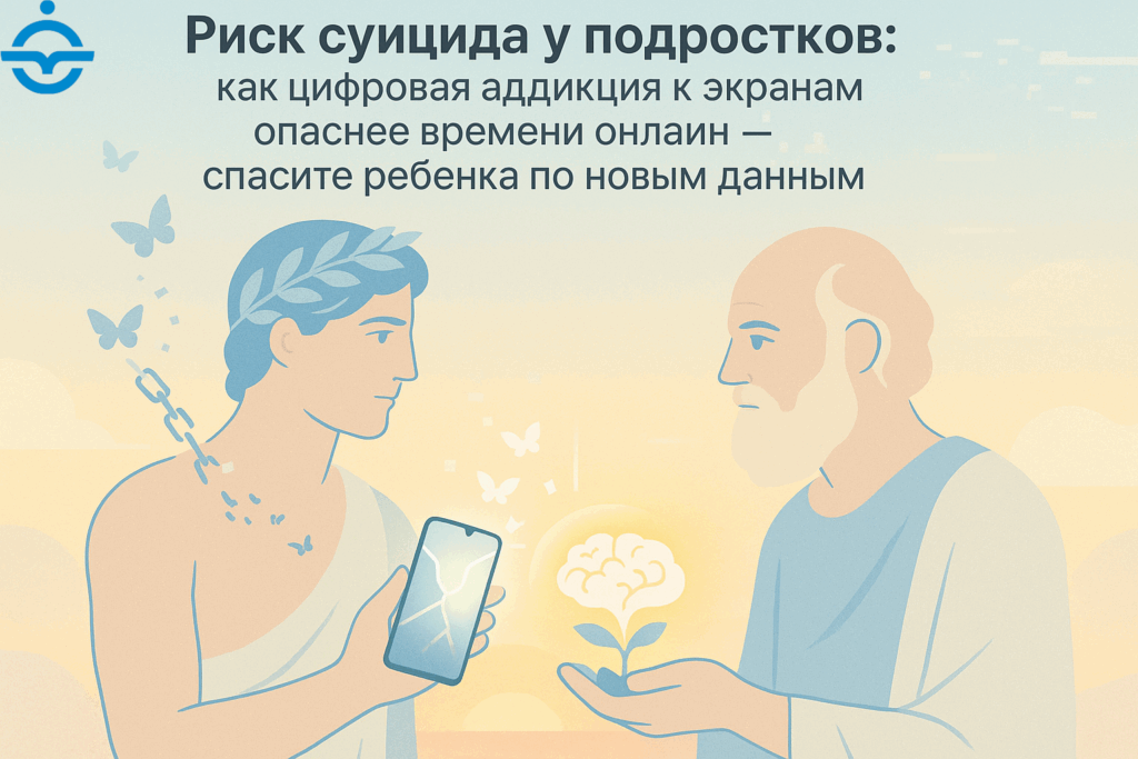    Риск суицида подростков цифровая аддикция экранов опаснее онлайн времени спасти ребенка новые данные Академия терапии