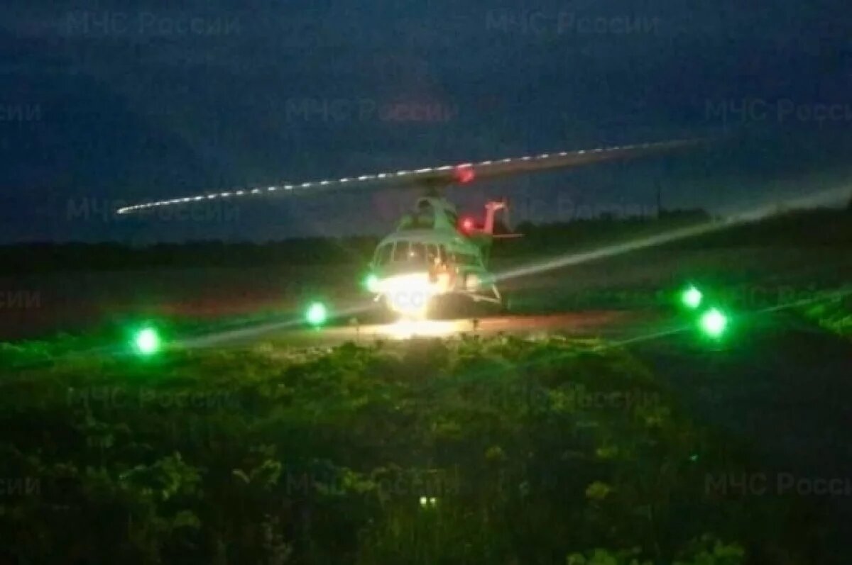    Из Ржева в Тверь вертолётом экстренно доставили больного ребёнка