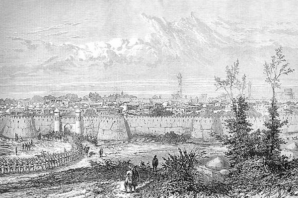 Николай Николаевич Каразин. Русские войска входят в Хиву. 1873