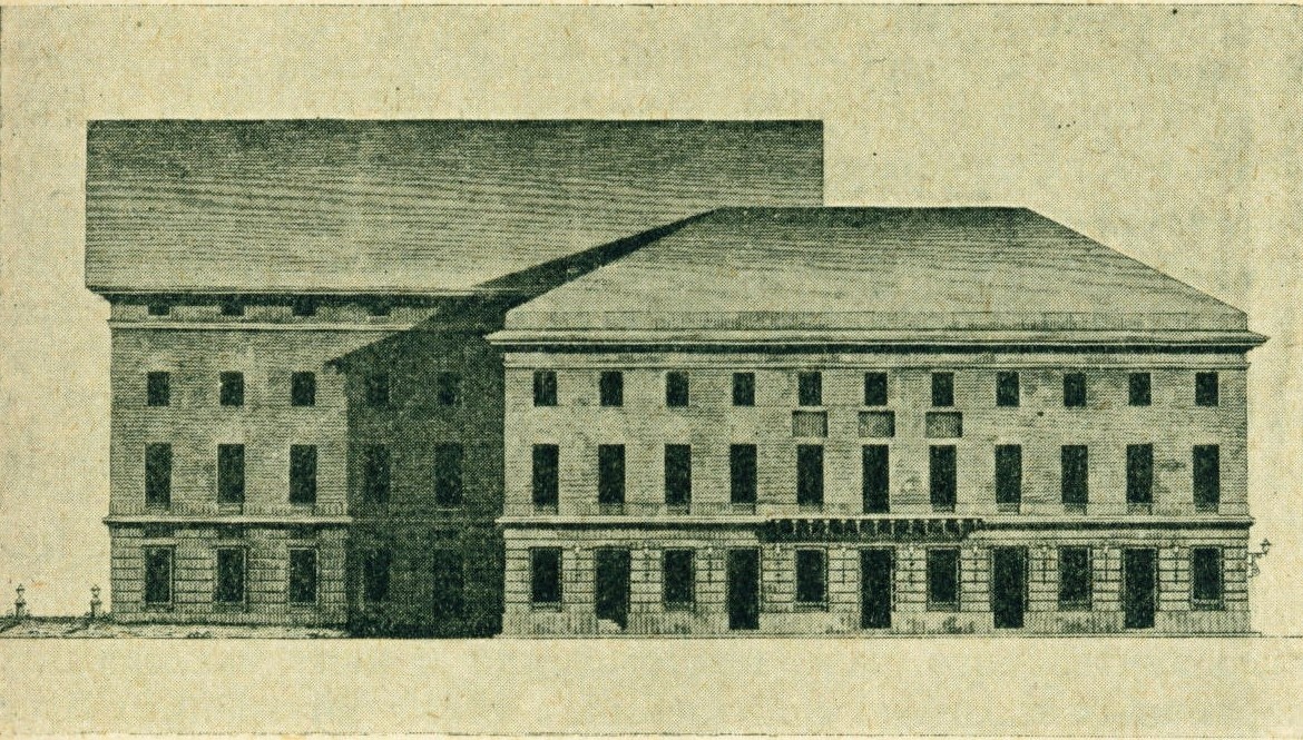 Первое здание "Большого театра" на Петровке