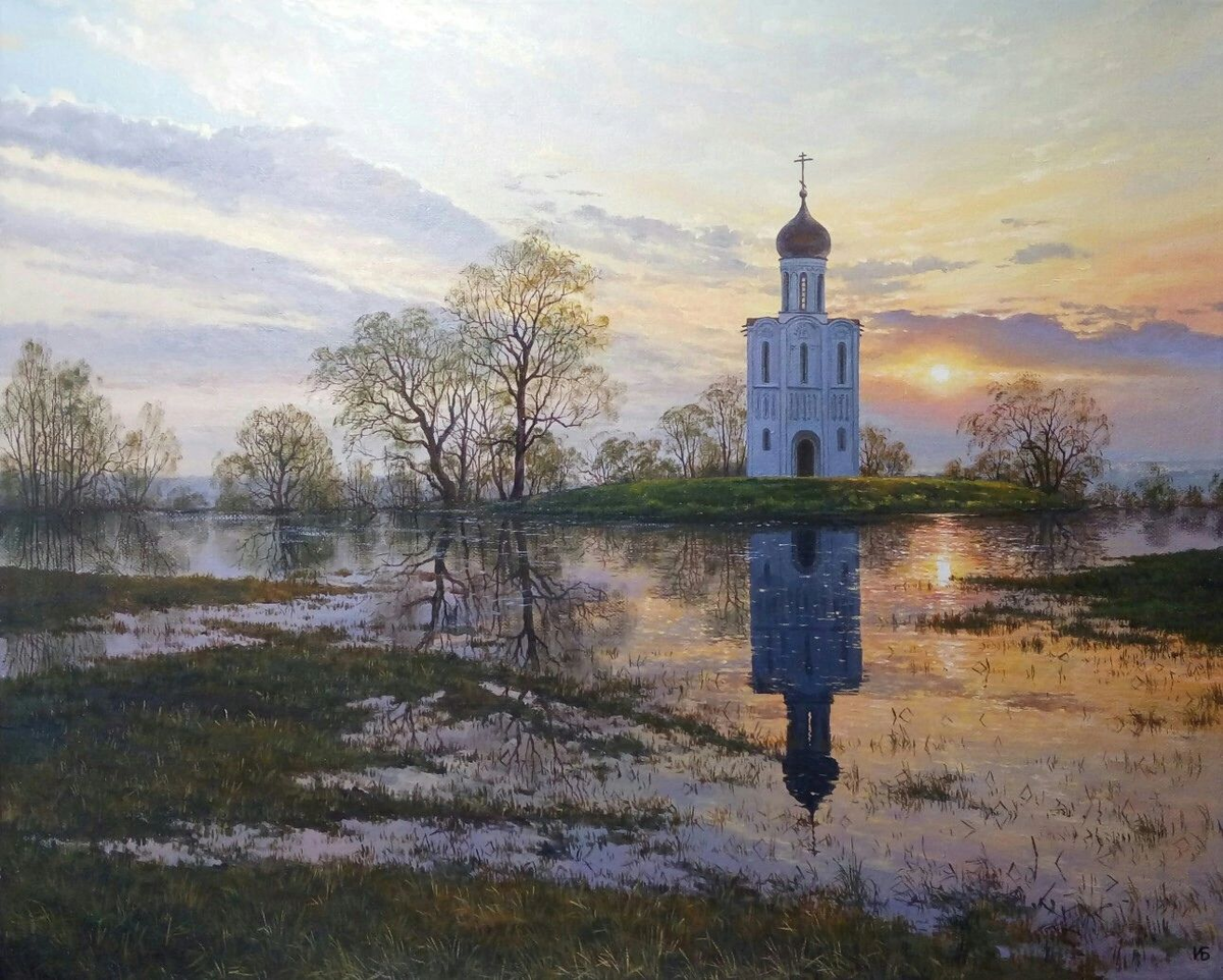 Художник Иван Булыгин. Покров на Нерли.