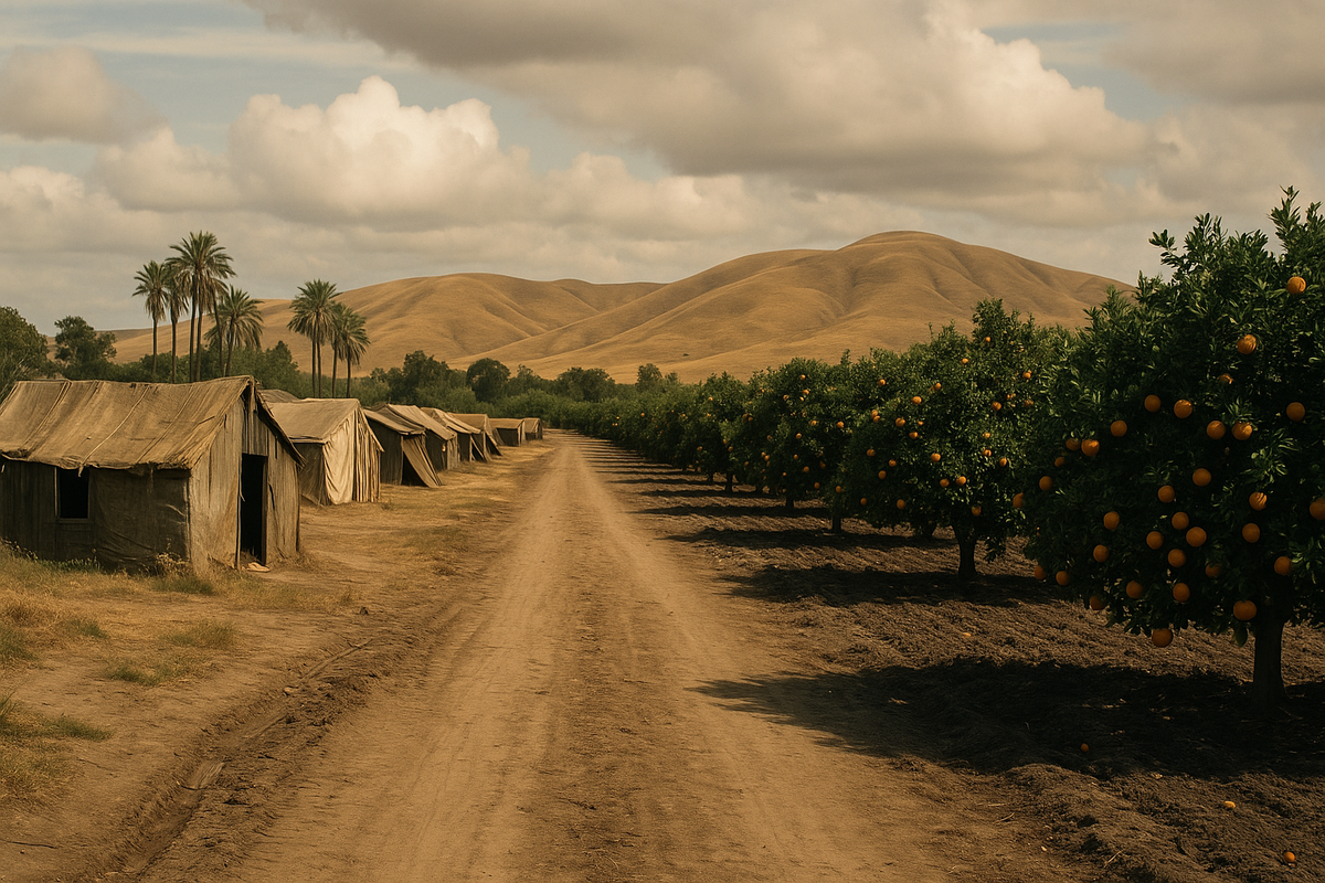 "Там, где цветут апельсины, умирают люди от голода" — не поэтический приём, а итог Стейнбековской Америки.