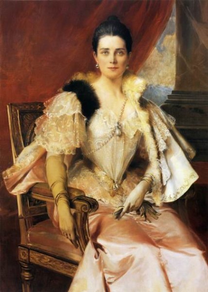 Франсуа Фламенг. Портрет княгини Зинаиды Николаевны Юсуповой.