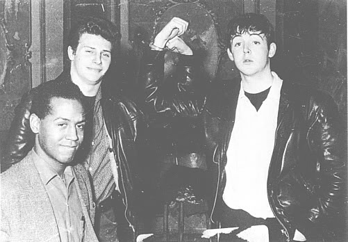 Вудбайн, Пит Бест и Пол Маккартни. 1960 г.