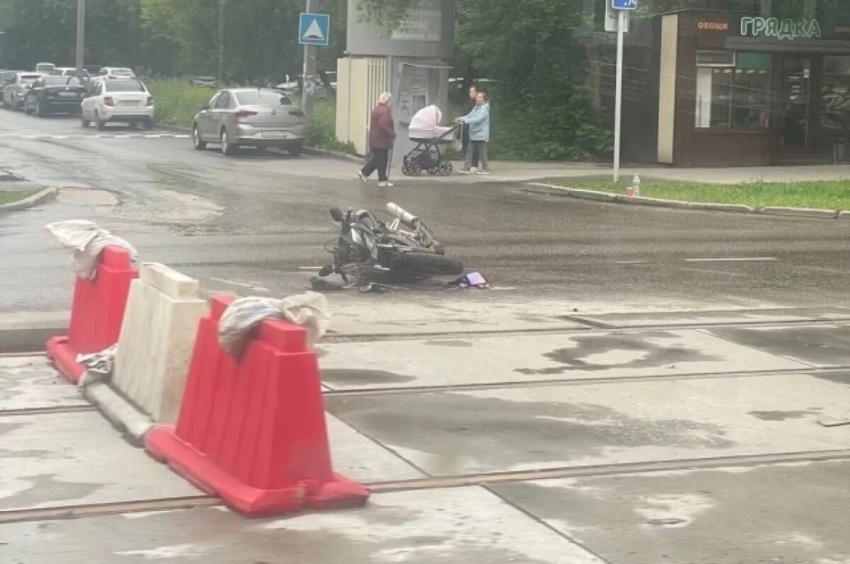    Мотоциклист попал в больницу после ДТП с легковушкой в Перми
