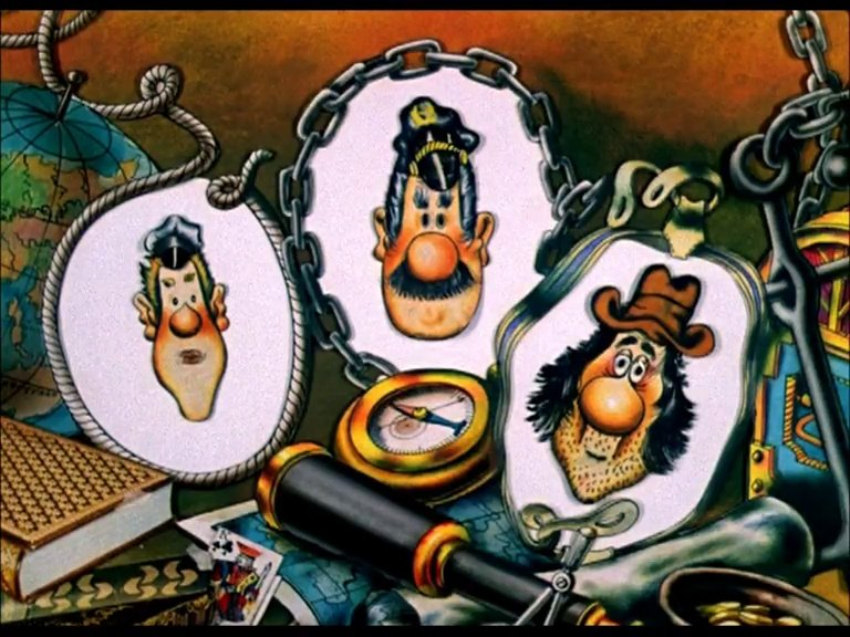 Кадр из мультфильма «Приключения капитана Врунгеля»