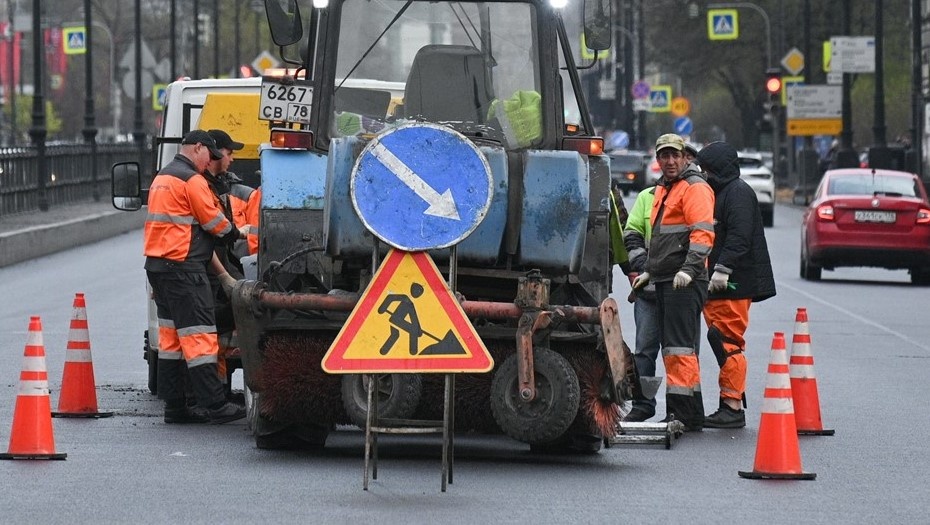    Ремонт дорог. Автор фото: Ермохин Сергей/ДП