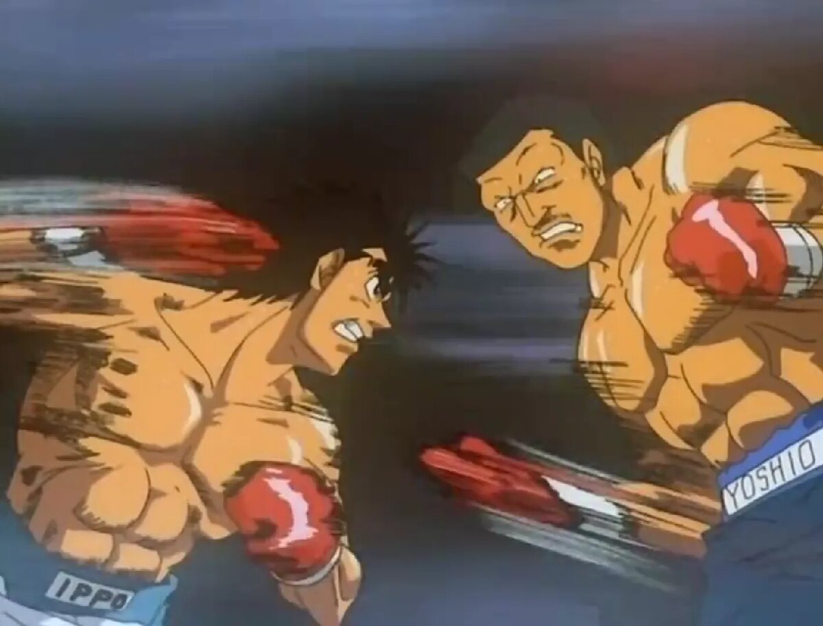 Кадр из аниме «Первый шаг»   📷