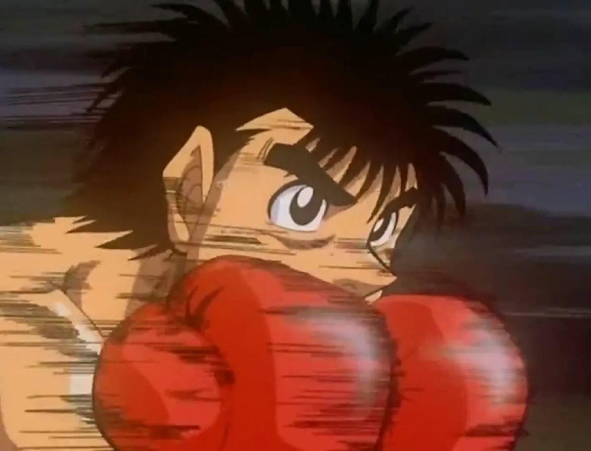 Кадр из аниме «Первый шаг»   📷