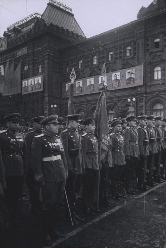 Парад Победы. Фотографии Устинова А.В. 24 июня 1945 г.