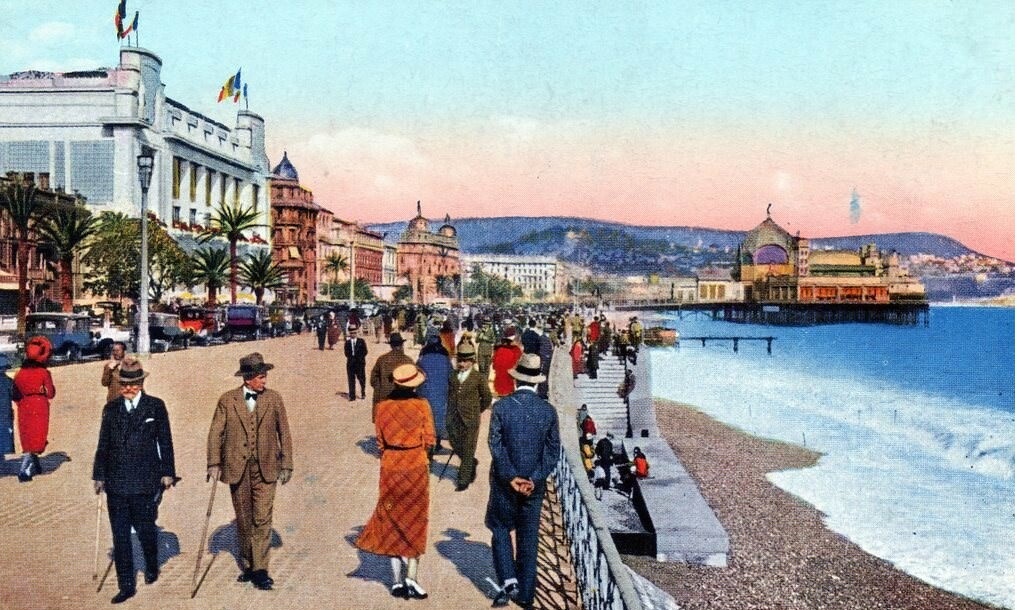 Открытка начала 20 в. Лазурный берег, Ницца