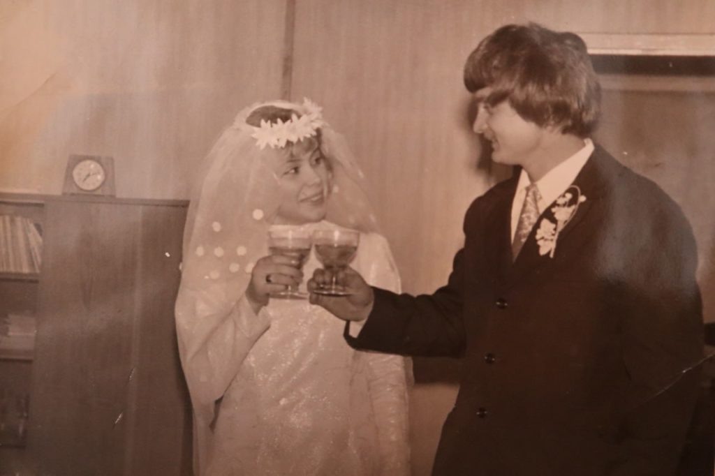    Комсомольская свадьба. Фото из семейного архива.