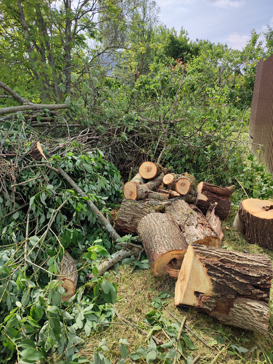 Куча к вывозу готова