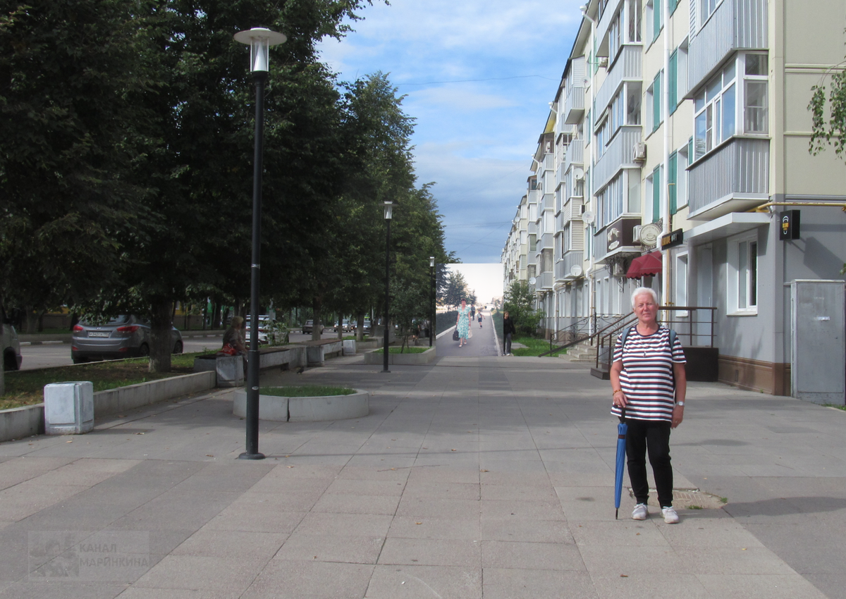 Улица Садовая, Кашира-2. Фотоколлаж. Фото из семейного архива