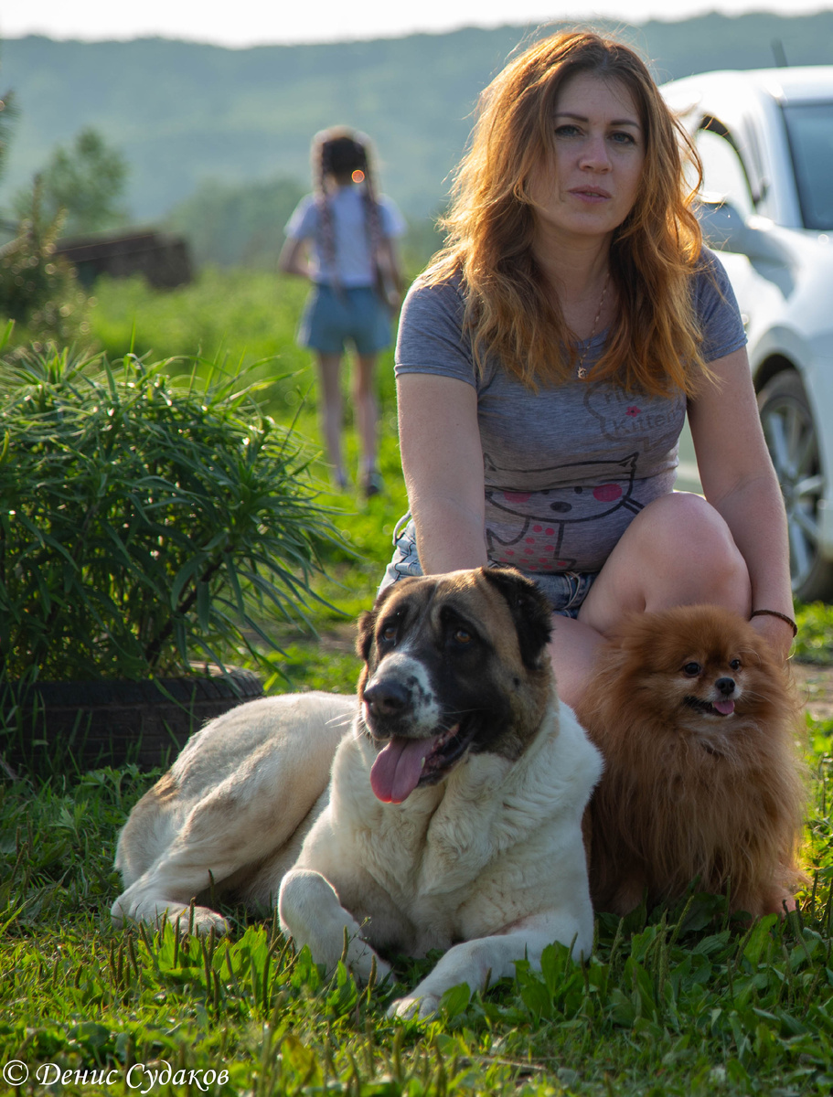 Злюка, Альба и шпиц Арчи =)