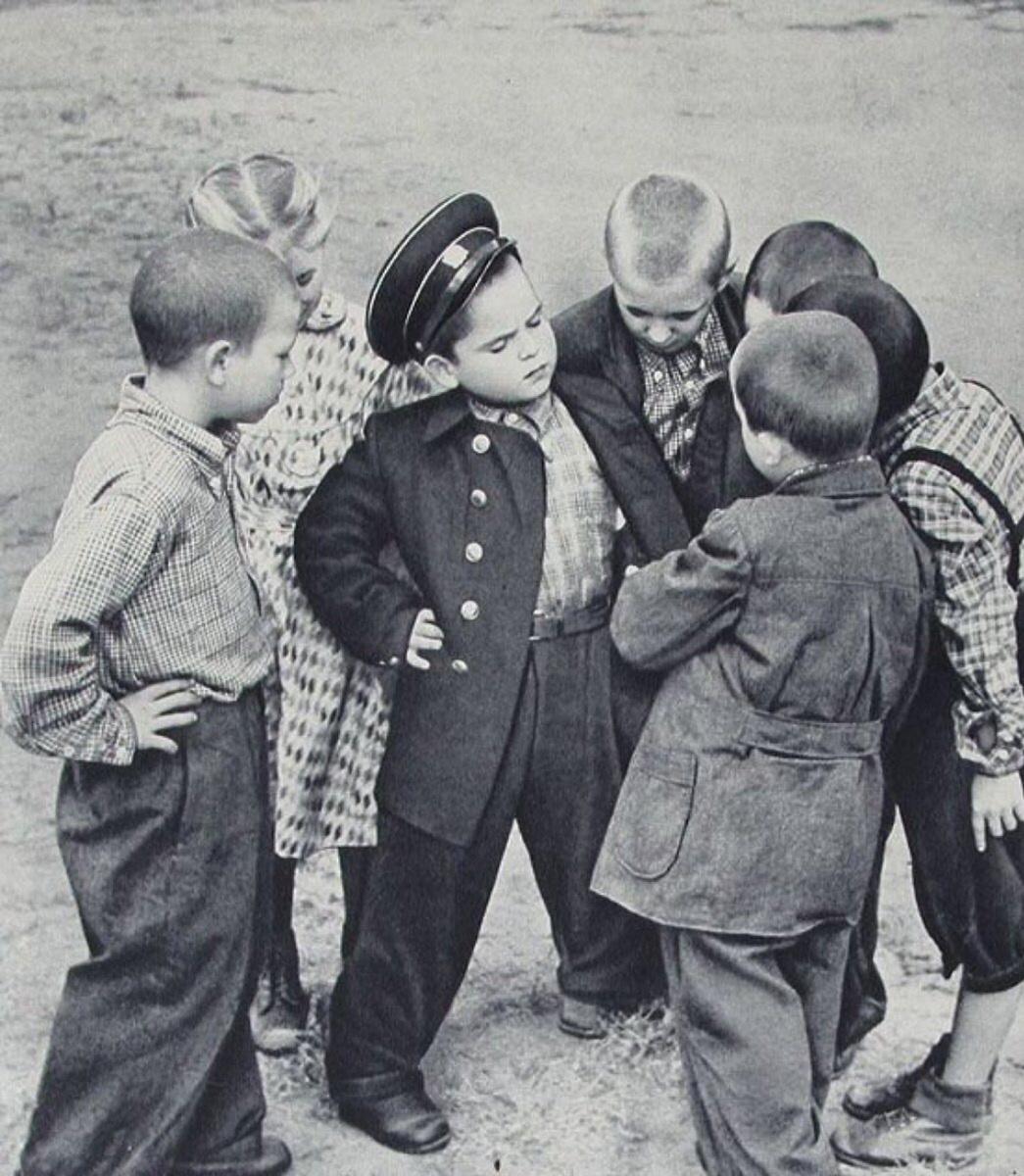 Московские дети 1940-х годов. Изображение из открытых источников.