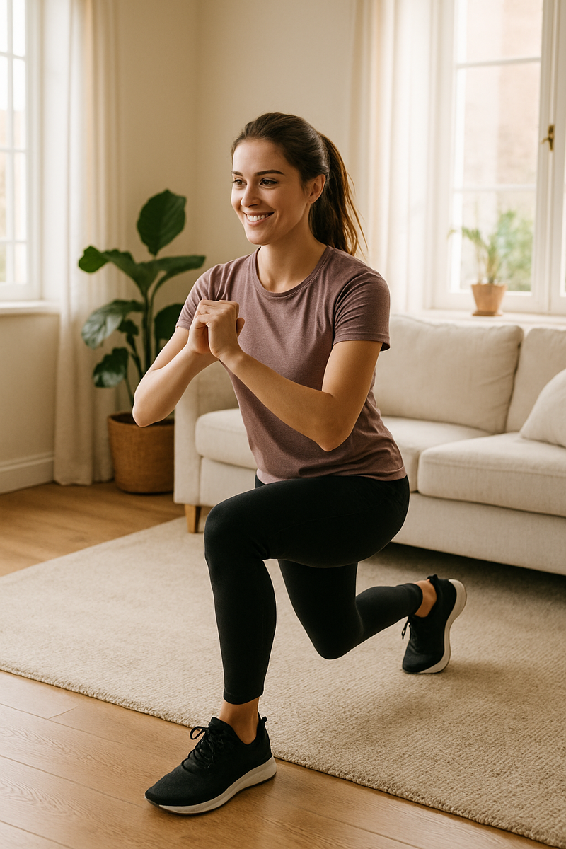 Тренировка дома на все тело: простая схема для активного дня без оборудования