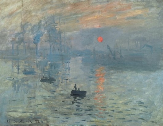 Клод Моне «Впечатление. Восходящее солнце» (1872 г)