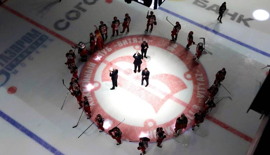     «Витязь» попрощался с болельщиками в марте на последнем матче сезона КХЛ. Фото: ХК «Витязь»