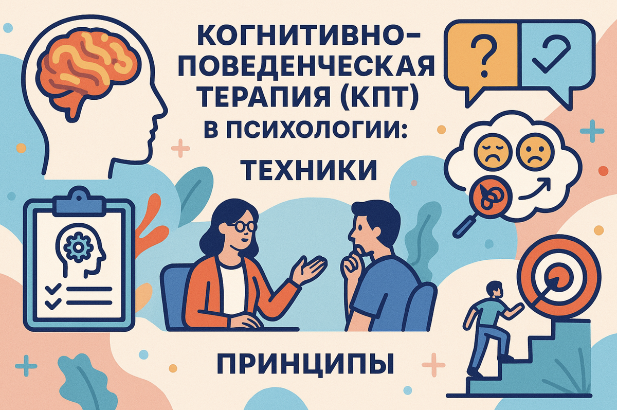 Когнитивно‑поведенческая терапия (КПТ) в психологии: техники, принципы, примеры