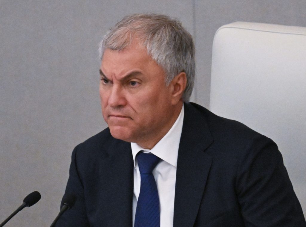    Председатель Государственной Думы РФ Вячеслав Володин. Владимир Федоренко / РИА Новости