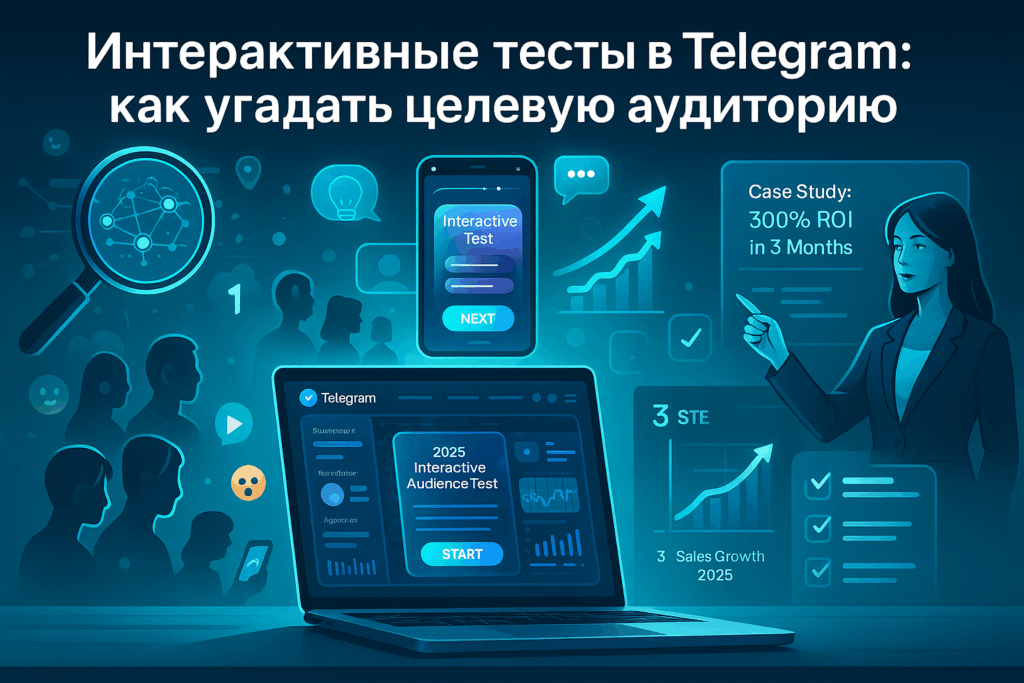    Как определить целевую аудиторию в Telegram за 3 шага: интерактивные тесты 2025 для роста продаж + кейсы от эксперта Юлии Чухиль Юлия Чухиль