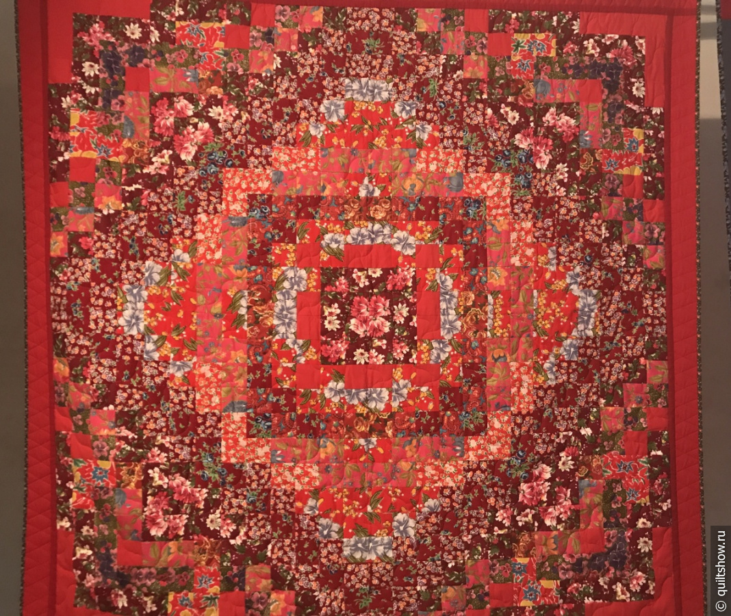 Выставочное панно на Фестивале лоскутного шитья в Суздале, 2024 г. 