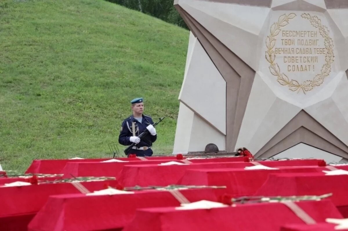    В Белёвском районе перезахоронили останки 117 бойцов Красной Армии