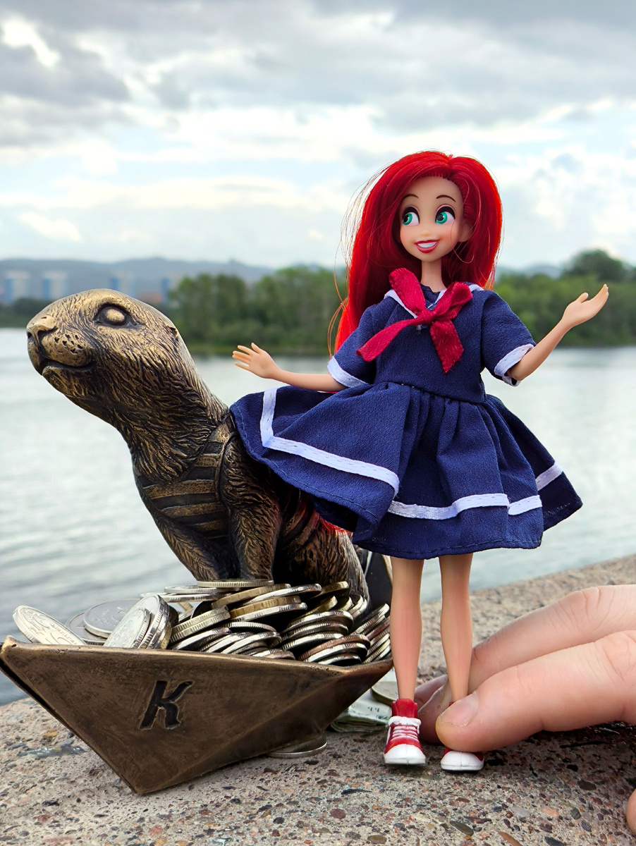 Памятник "Суслик покоритель Енисея"