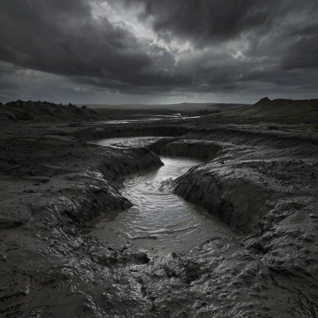 Болото нечистот, которое источает зловонный запах смерти 