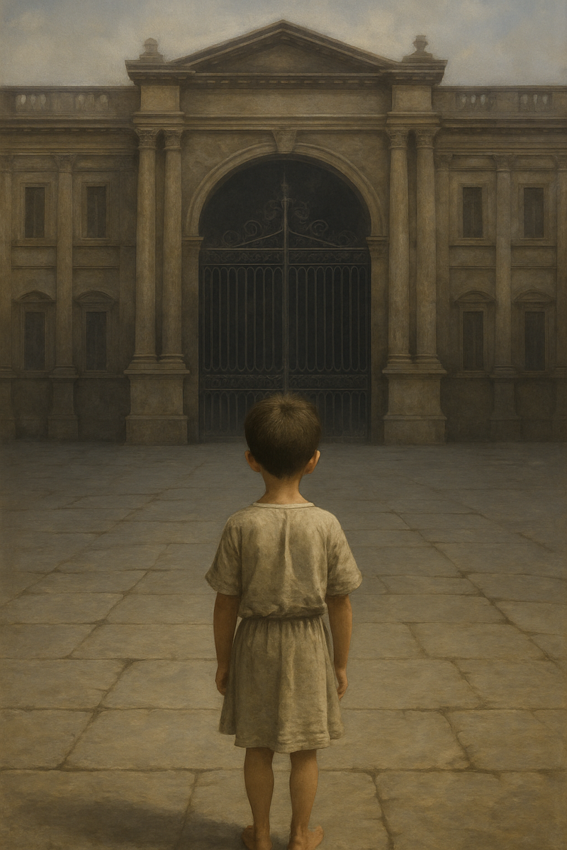 Скоро жизнь у этого маленького мальчика будет сломана ради чужих интересов и он станет евнухом.. 