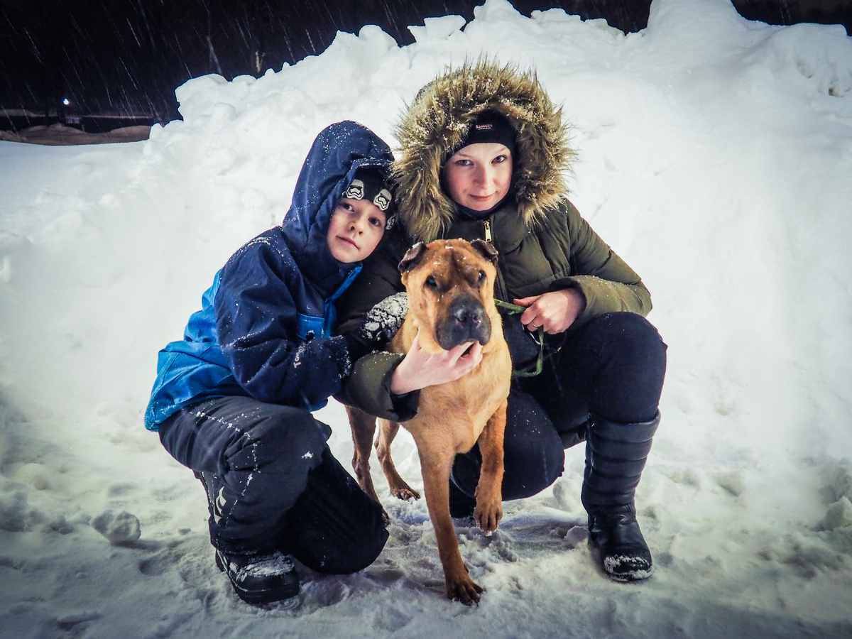 Наша последняя с Масяней прогулка...