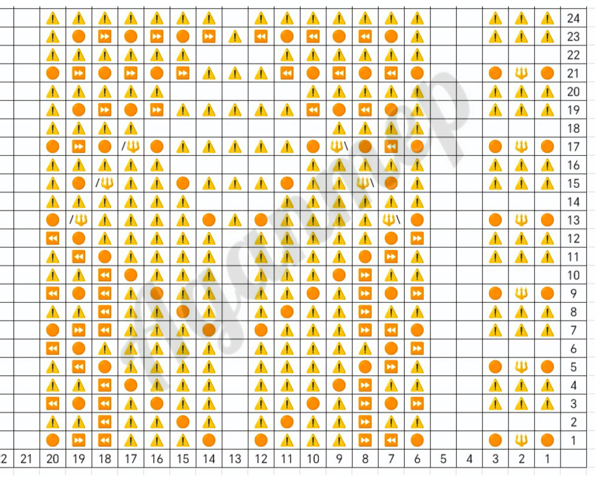 Схема узора 7.