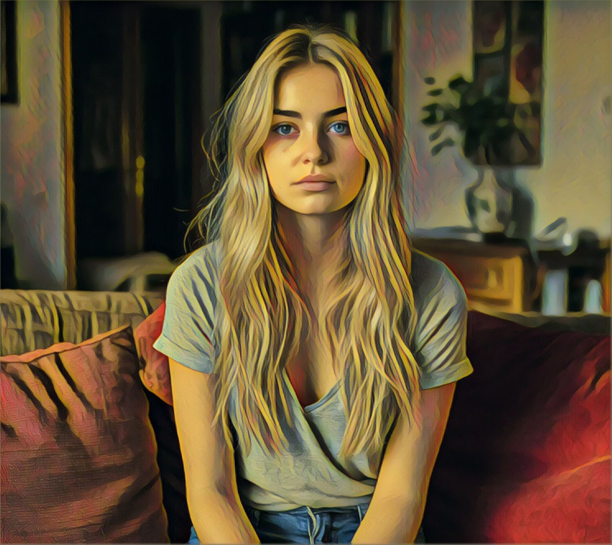 Даша в задумчивости