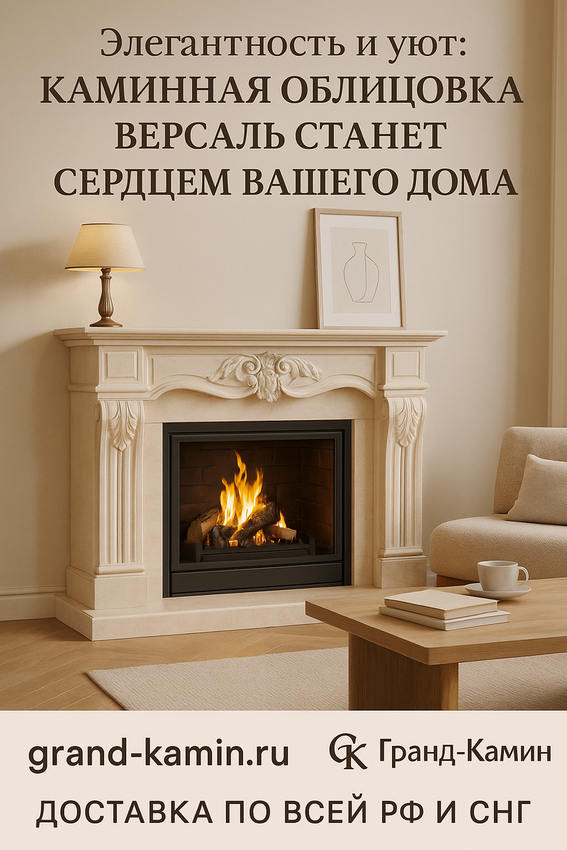    Элегантность и уют: как каминная облицовка Версаль станет сердцем вашего дома Kamin
