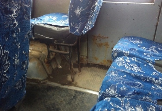 Случайное фото из другого автобуса. 